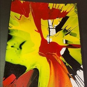 Ketchup and mustard Splash 14inches by 11inches